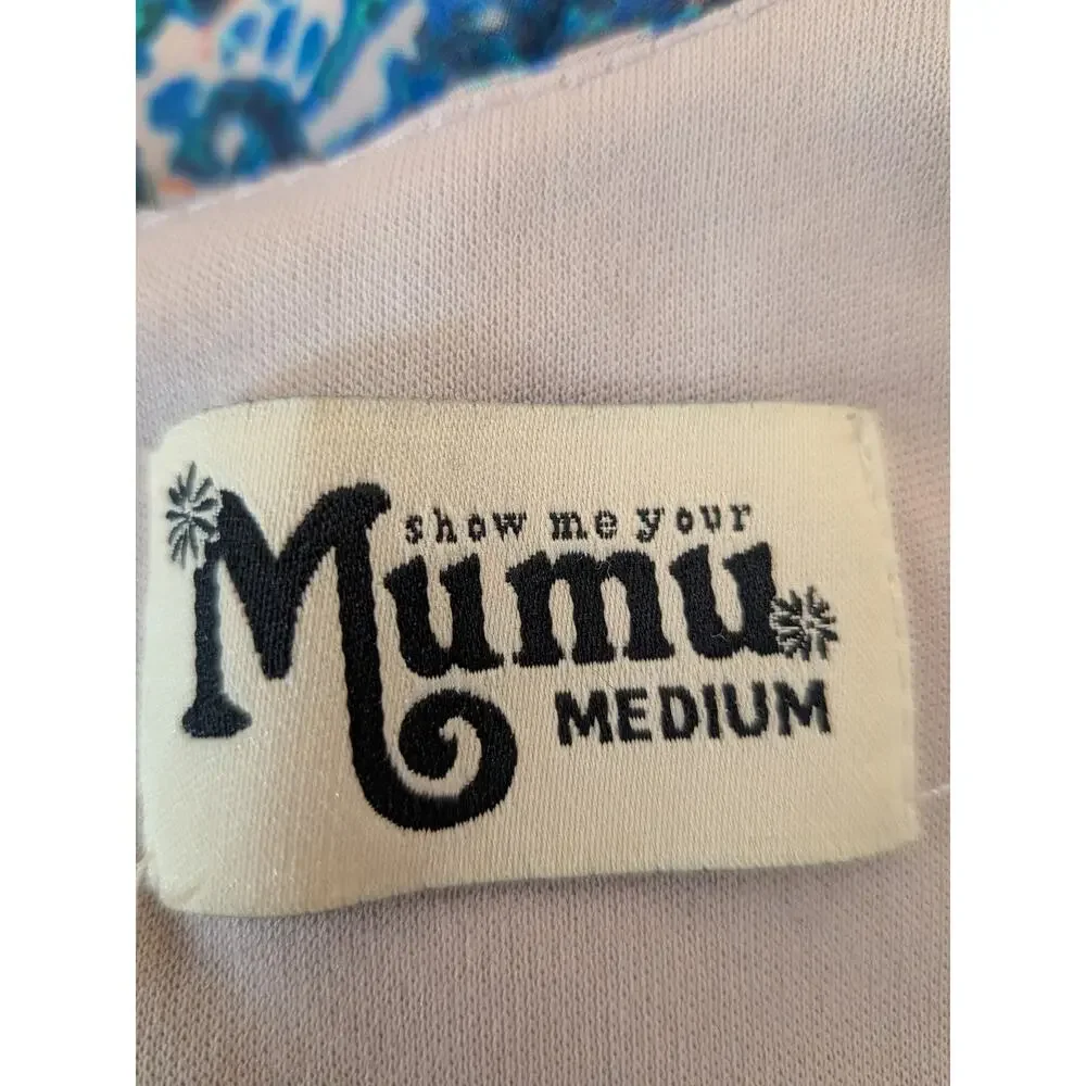 Show Me Your Mumu Donna Michelle Santorini Splash Tunic Mini Dress Size Medium - Picture 3 of 9